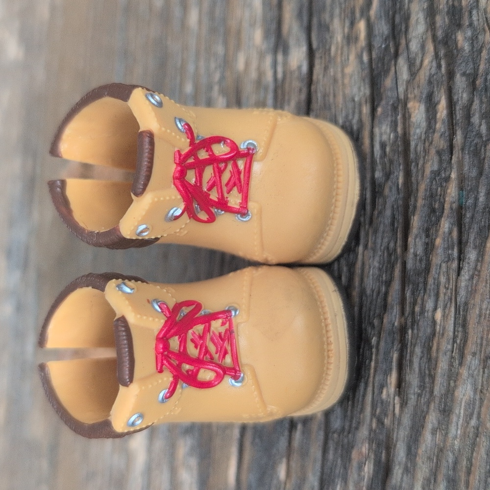 Hiking Boots with Raccoon Tail For Dolls - Picture 3 of 7
